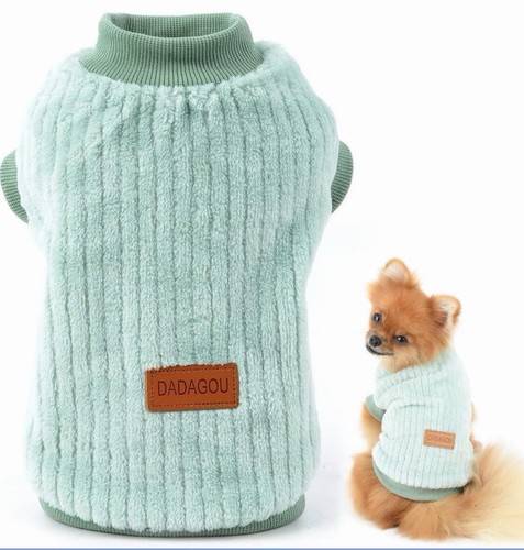 Pet ribbed turquoise fleece - pet,