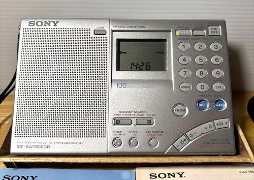 Sony icf sw7600gr world band - icf-sw7600gr,