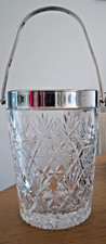 Vintage Crystal Ice Bucket