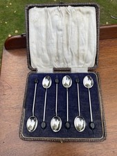 Silver Coffee Bean Spoons