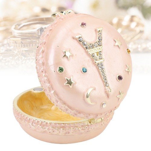 Enamel macaron trinket box - trinket,