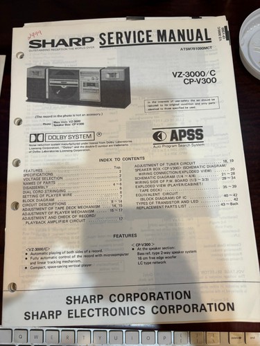 Orig sharp 3000 - orig., vz-3000
