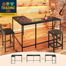 Bar Table and Chairs Set for