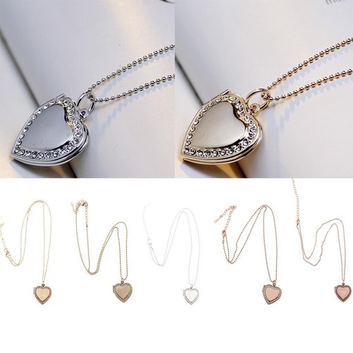 Love heart locket necklace - love,