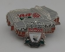 LIVERPOOL F.C. Large Club Crested Enamel Badge FREE POST UK