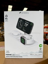 NIMBLE PODIUM 3-IN-1 MAGSAFE CHARGING STATION STAND DOCK IPHONE AIRPODS WATCH