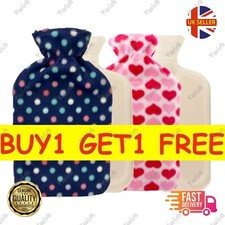 Hot Water Bottle With Fleece