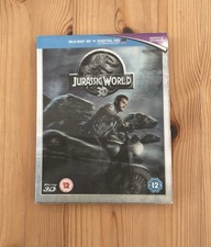 Jurassic World Blu Ray Dinosaurs Park Action movie Film 3D Universal pictures