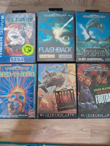 Six rare vintage - six, megadrive