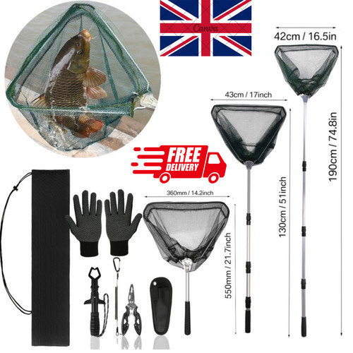 Folding fishing pole - pole, landing