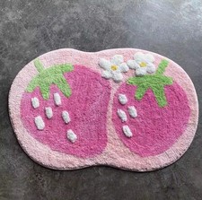 Cute Strawberry Tufted Rug