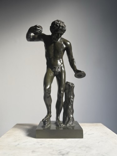 Grand tour bronze statue - bronze,