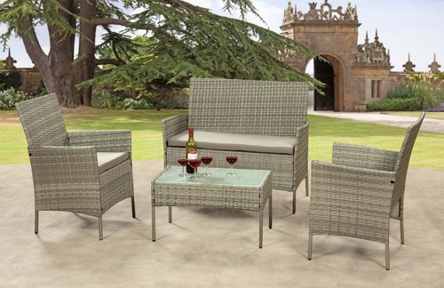 Rattan garden furniture sofa - rattan,