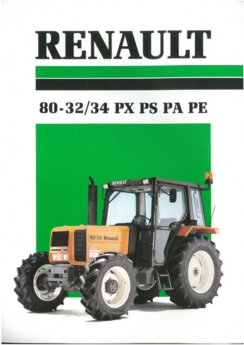 Renault tractor bonnet - tractor,