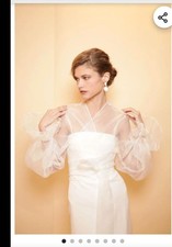 bridal wrap up jacket ivory