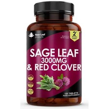 Sage Leaf & Red Clover Tablets