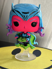 Funko Pop! Marvel Blacklight Scarlet Witch/Wanda Maximoff #986, Great Condition