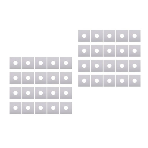 40pcs white vinyl record paper - record,