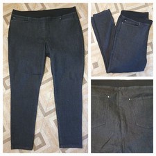 REDUCED! "UNION BLUES"  DARK GREY STRETCH JEGGING JEANS SIZE 20 