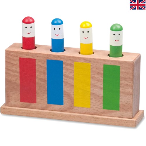 Wooden pop toy colorful - pop,