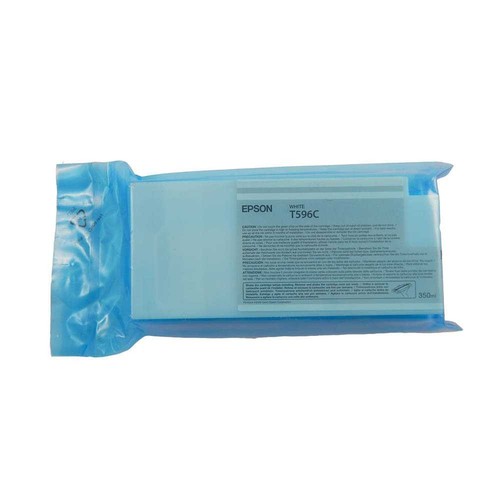 Epson cartridge t596c - cartridge, white
