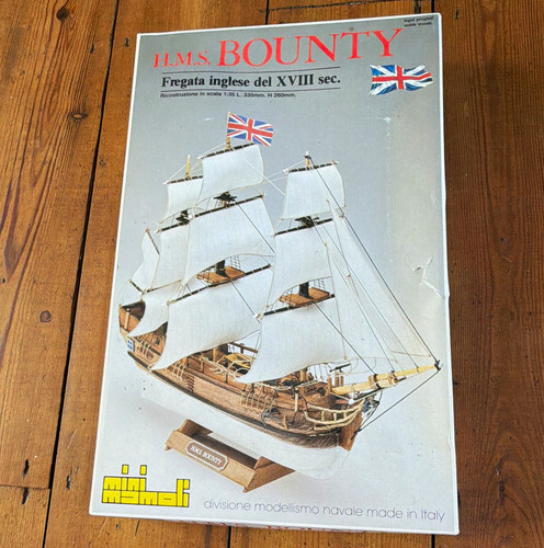 Mamoli bounty 1 35 - h.m.s., wood