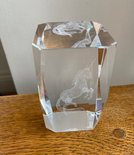 Large laser etched - large, laser-etched