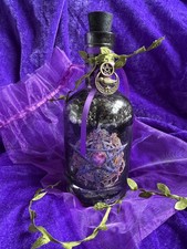 Long Black Matches In Bottle - Spells & Candle Lighting Pentagram Wiccan Altar
