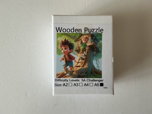 Wooden puzzle tree house - wooden, puzzle.