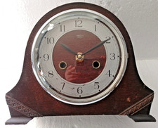 Art Deco  WOODEN MANTEL CLOCK