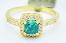 GENUINE 0.50 Cts GREEN OPAL &