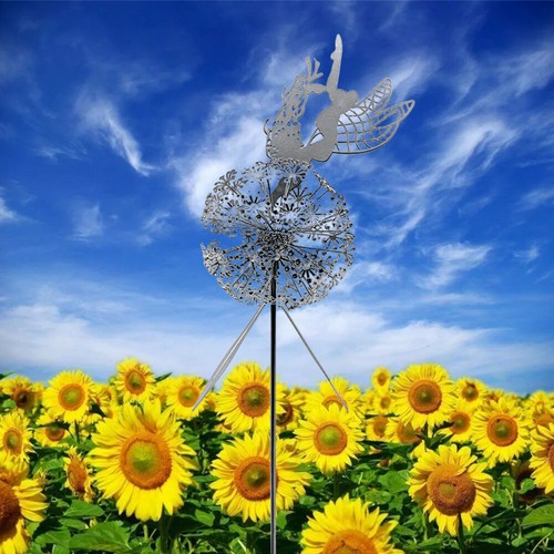 Fairies and dandelions dance - and,