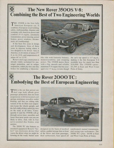 1970 rover 3500s - 3500s, 2000