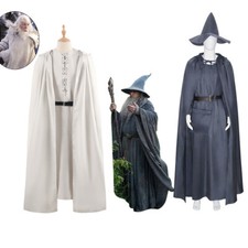 Cosplay The Lord of the Rings The Hobbit Gandalf Costume Halloween Full Set Suit