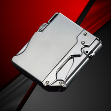 Metal windproof gas lighter - windproof,
