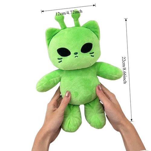 Cute alien cat plush toy - alien,