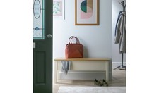 Chicago Solid Wood Storage Bench - Off White