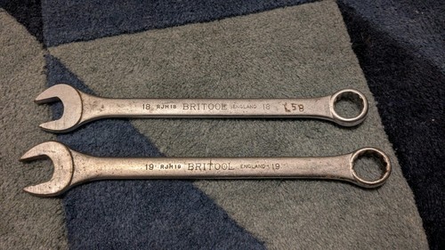 Britool 18mm and - , spanner