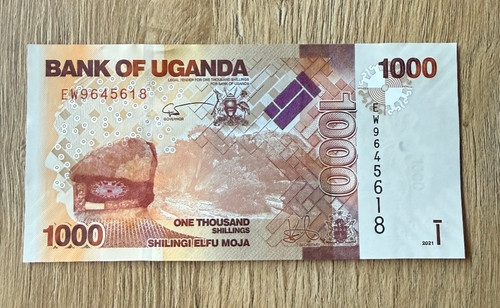 Uganda 1000 shillings - 1000, /