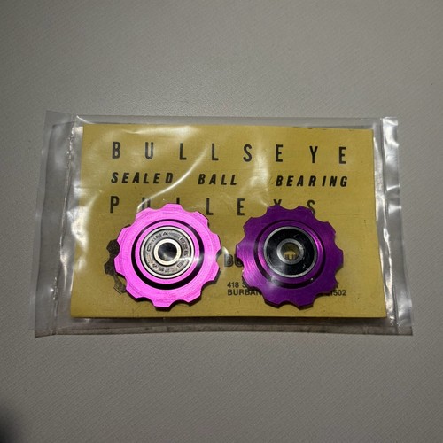 Vintage bullseye pulleys - bullseye, nos
