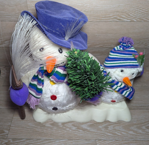 Vintage christmas snowman - vintage,