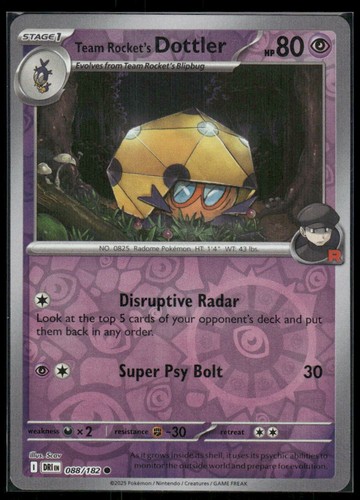 Team rocket dottler 088 - rocket's, 088/182