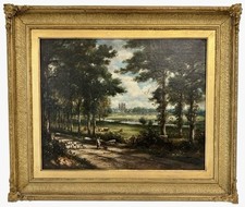 A 19th Century Oil On Canvas