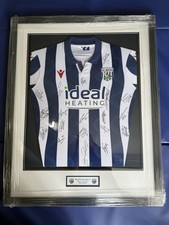 West Bromwich Albion Signed 1st Team shirt Season 2024-2025