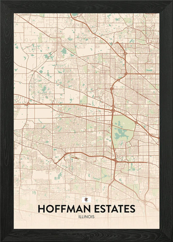 Hoffman estates framed wall - il,