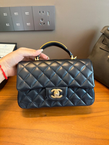 Chanel top handle mini - mini, flap