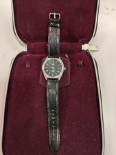 Mens mechanical HMT Vikas with black dial, silver hands and indexes