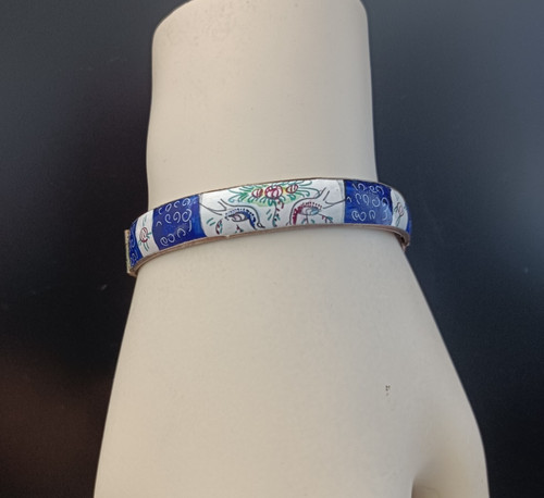 Vintage persian enamel - persian, bangle