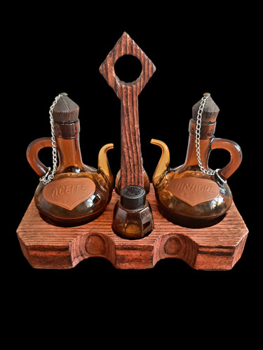 Vintage spanish amber glass - vintage,