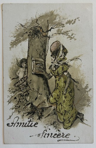 1906 french postcard poste - 1906, "poste